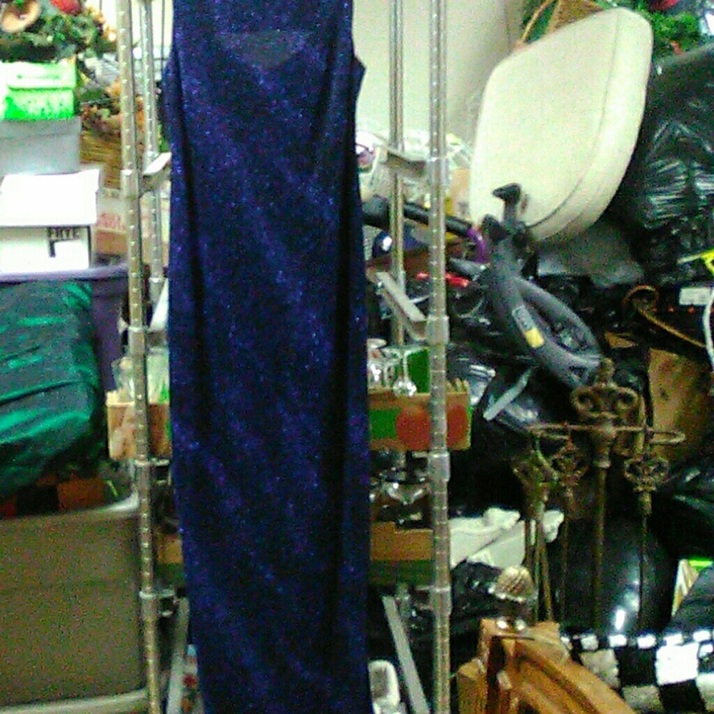 Blue dress